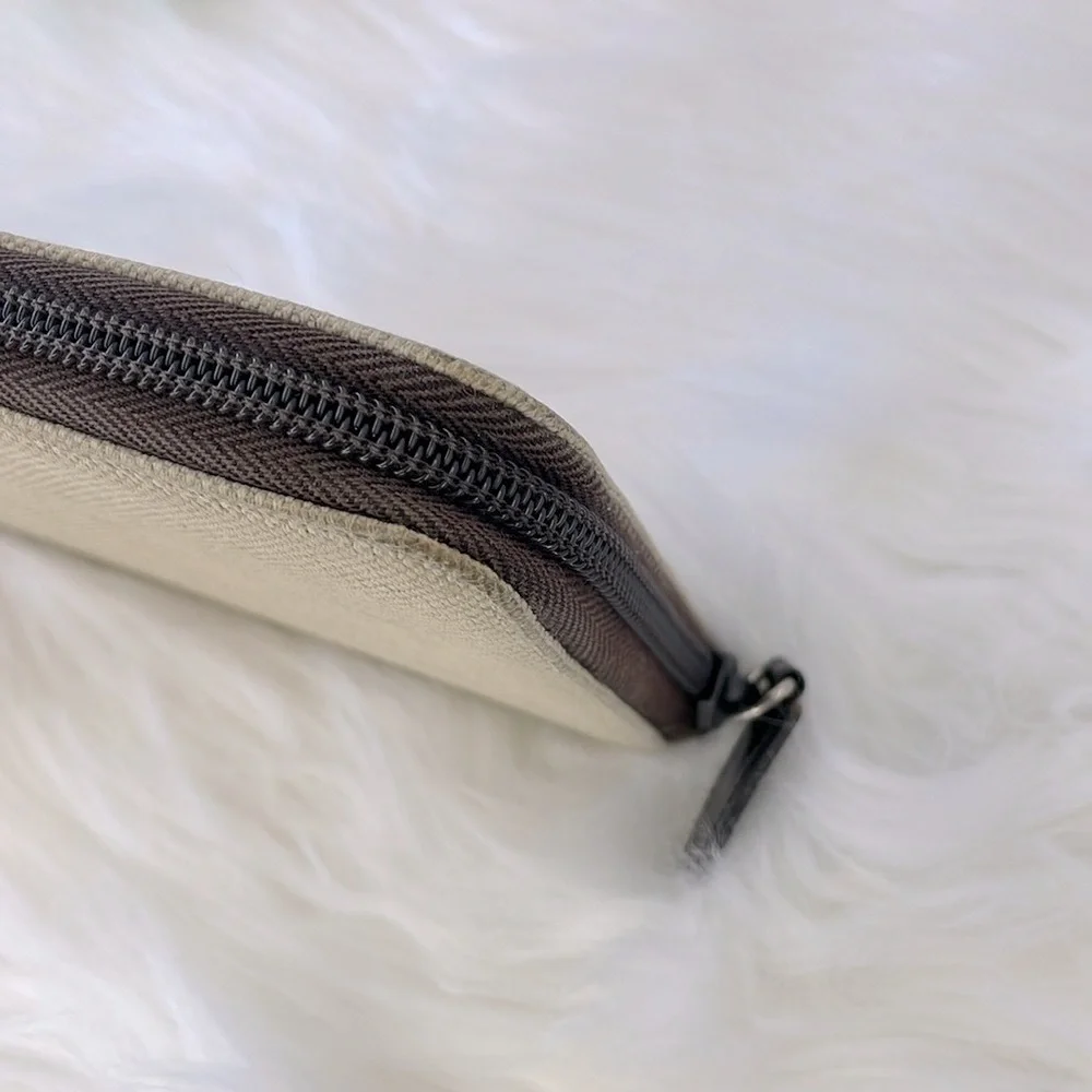 Prada Canvas Canapa‎ Zippy Wallet